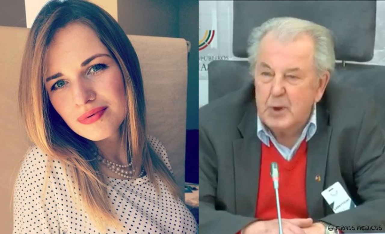 Aistė Meidutė ir prof. Jonas Grigas